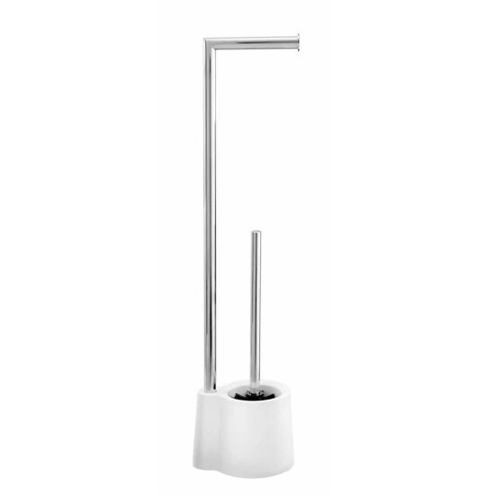Wenko Stand WC-Garnitur Avola Weiß 8 Wenko Stand WC-Garnitur Avola Weiß – Bild 6