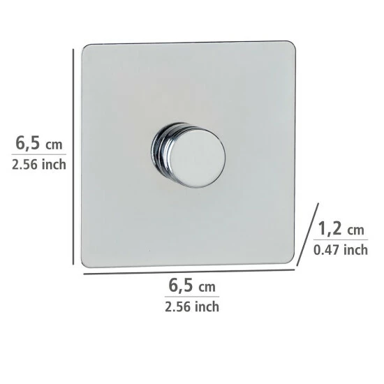 Wenko Turbo-Loc® Edelstahl Adapter Uno Quadro 2er Set 4 Wenko Turbo-Loc® Edelstahl Adapter Uno Quadro 2er Set – Bild 2