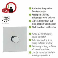 Wenko Turbo-Loc® Edelstahl Adapter Uno Quadro 2er Set 12 Wenko Turbo-Loc® Edelstahl Adapter Uno Quadro 2er Set -Günstiges Wenko Geschäft unnamed file 20199