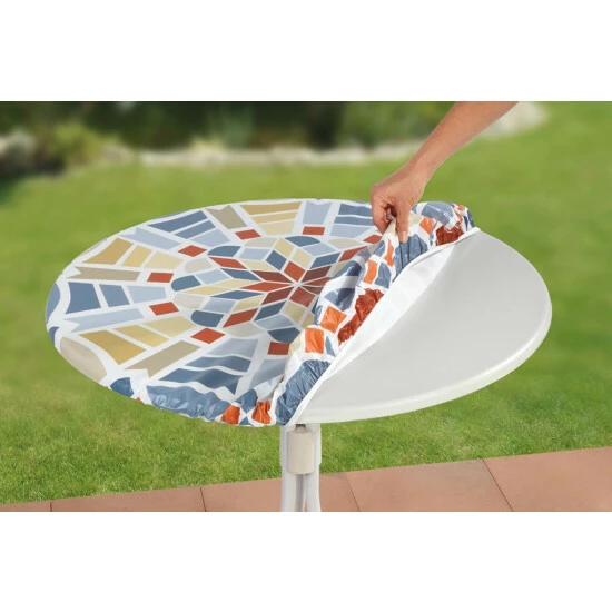 Wenko Spann-Tischdecke In Mosaikoptik 3 Wenko Spann-Tischdecke In Mosaikoptik