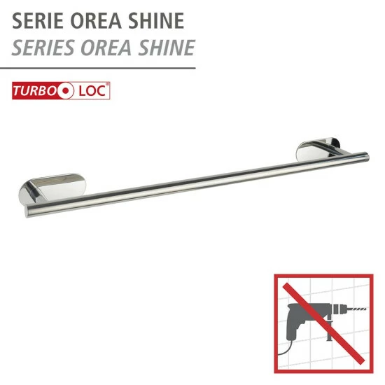 Wenko Turbo-Loc® Edelstahl Badetuchstange Uno Orea Shine 8 Wenko Turbo-Loc® Edelstahl Badetuchstange Uno Orea Shine – Bild 6