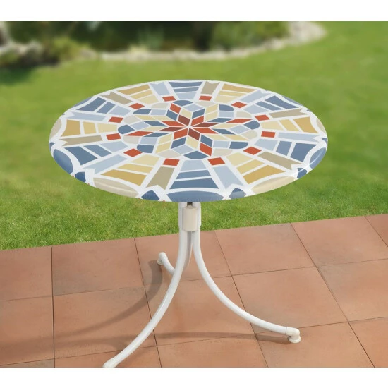 Wenko Spann-Tischdecke In Mosaikoptik 4 Wenko Spann-Tischdecke In Mosaikoptik – Bild 2