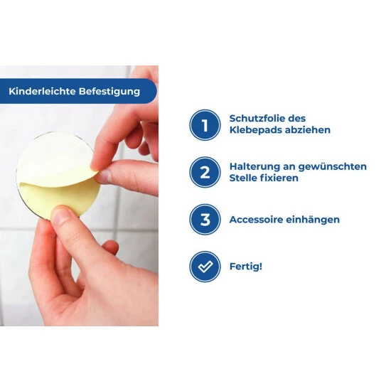 Wenko TurboFIX Edelstahl Wandablage 9 Wenko TurboFIX Edelstahl Wandablage – Bild 7