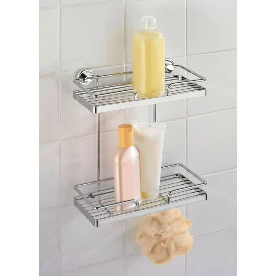 Wenko Power-Loc® Wandregal Sion Mit 2 Ablagen 3 Wenko Power-Loc® Wandregal Sion Mit 2 Ablagen