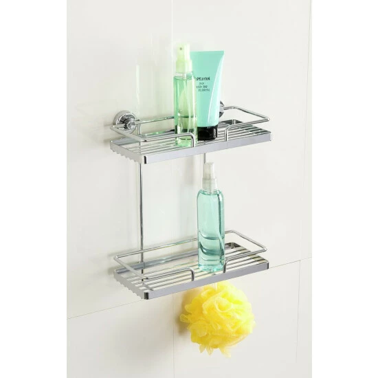 Wenko Power-Loc® Wandregal Sion Mit 2 Ablagen 8 Wenko Power-Loc® Wandregal Sion Mit 2 Ablagen – Bild 6