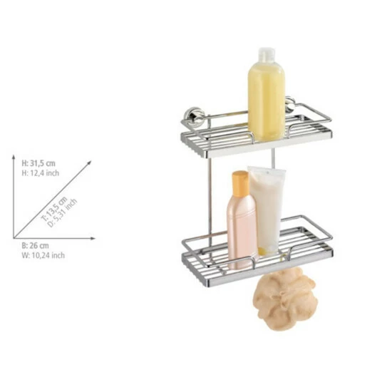 Wenko Power-Loc® Wandregal Sion Mit 2 Ablagen 10 Wenko Power-Loc® Wandregal Sion Mit 2 Ablagen – Bild 8