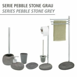 Wenko Stand WC-Garnitur Pebble Stone Grey 14 Wenko Stand WC-Garnitur Pebble Stone Grey -Günstiges Wenko Geschäft unnamed file 20282