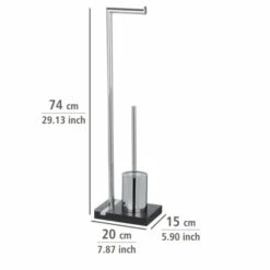 Wenko Stand WC-Garnitur Noble Black -Günstiges Wenko Geschäft unnamed file 20291