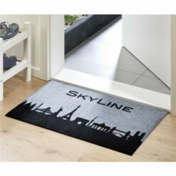 Wenko Fußmatte Kunstfaser Skyline Grau -Günstiges Wenko Geschäft unnamed file 20306