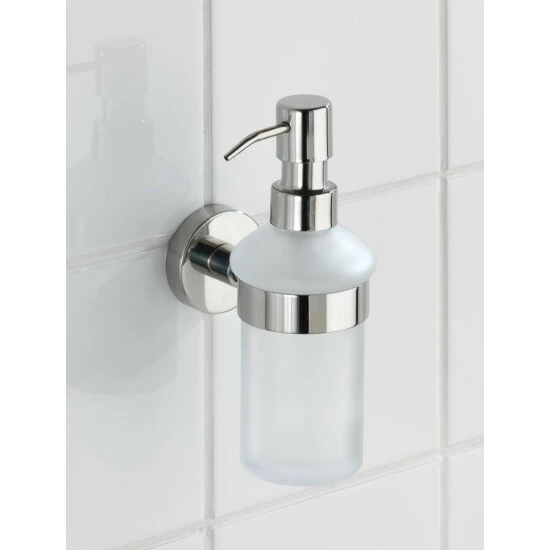 Wenko Seifenspender Bosio Edelstahl Glänzend 4 Wenko Seifenspender Bosio Edelstahl Glänzend – Bild 2