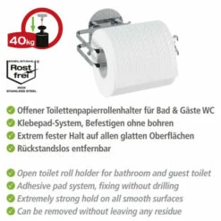 Wenko Turbo-Loc® Edelstahl Toilettenpapierhalter 23 Wenko Turbo-Loc® Edelstahl Toilettenpapierhalter -Günstiges Wenko Geschäft unnamed file 20421
