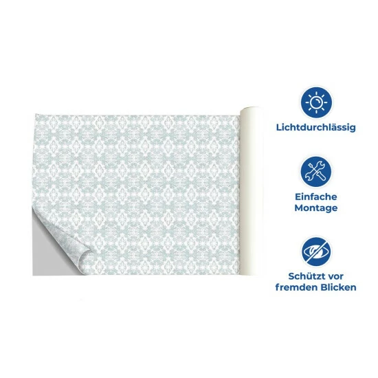 Wenko Sichtschutzfolie Blumenranke 6 Wenko Sichtschutzfolie Blumenranke – Bild 4