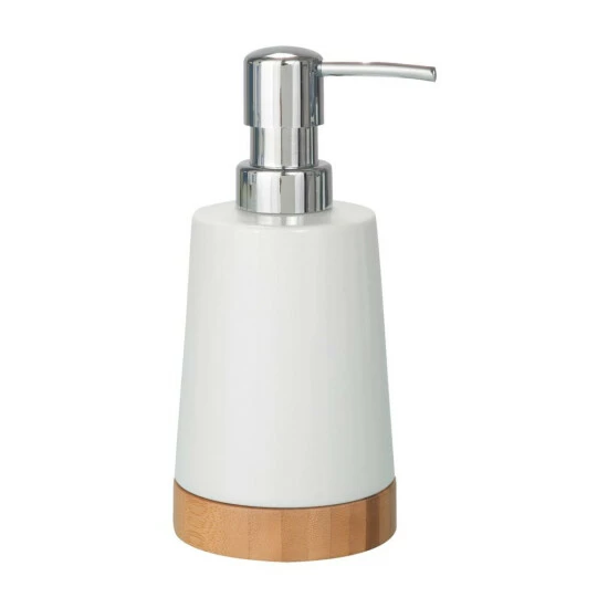 Wenko Bad-Accessoire-Set Bamboo Keramik Und Bambus 4 Wenko Bad-Accessoire-Set Bamboo Keramik Und Bambus – Bild 2