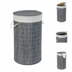 Wenko Wäschetruhe Bamboo Grau -Günstiges Wenko Geschäft unnamed file 20650