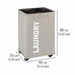 Wenko Wäschesammler Quadro Taupe 22 Wenko Wäschesammler Quadro Taupe -Günstiges Wenko Geschäft unnamed file 20656