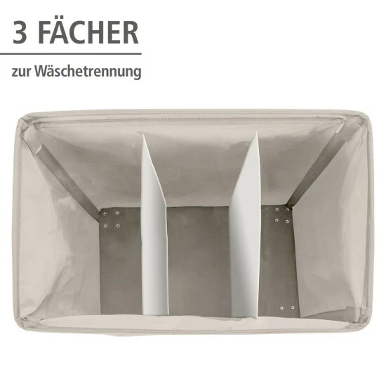 Wenko Wäschesammler Trivo Beige 12 Wenko Wäschesammler Trivo Beige – Bild 10