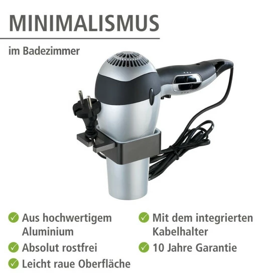 Wenko Haartrocknerhalter Montella 6 Wenko Haartrocknerhalter Montella – Bild 4