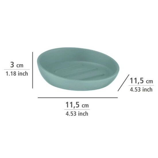 Wenko Seifenablage Badi Blaugrau Keramik 6 Wenko Seifenablage Badi Blaugrau Keramik – Bild 4