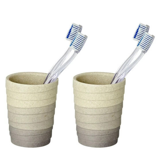 Wenko Zahnputzbecher Cuzco 2er Set 3 Wenko Zahnputzbecher Cuzco 2er Set