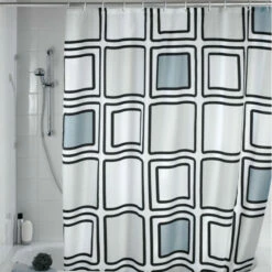 Wenko Anti-Schimmel Duschvorhang Mono, 180 X 200 Cm -Günstiges Wenko Geschäft unnamed file 20927