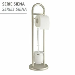 Wenko Stand WC-Garnitur Siena Chrom Satiniert -Günstiges Wenko Geschäft unnamed file 20931