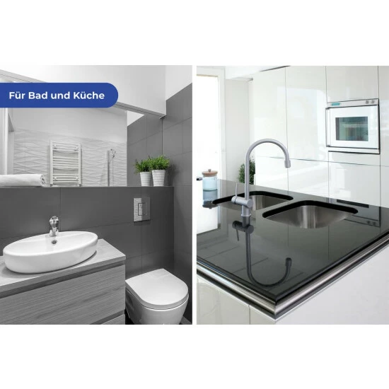 Wenko Abfluss-Sieb Edelstahl 2er Set 9 Wenko Abfluss-Sieb Edelstahl 2er Set – Bild 7