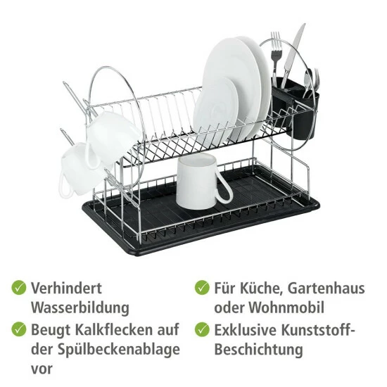 Wenko Geschirrabtropfer Premium Duo 7 Wenko Geschirrabtropfer Premium Duo – Bild 5