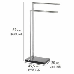 Wenko Handtuchständer Noble Black Mit 2 Armen -Günstiges Wenko Geschäft unnamed file 20984