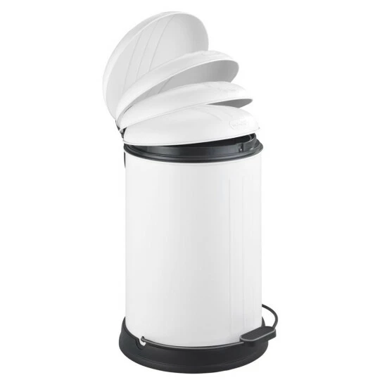 Wenko Treteimer Lagun Easy Close Weiß 3 Wenko Treteimer Lagun Easy Close Weiß