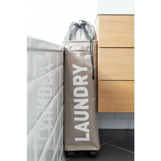 Wenko Wäschesammler Corno Taupe 7 Wenko Wäschesammler Corno Taupe – Bild 5