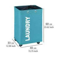 Wenko Wäschesammler Quadro Petrol -Günstiges Wenko Geschäft unnamed file 21084