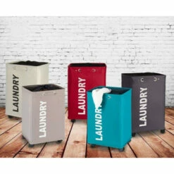 Wenko Wäschesammler Quadro Petrol -Günstiges Wenko Geschäft unnamed file 21086