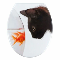 Wenko WC-Sitz Fish & Cat