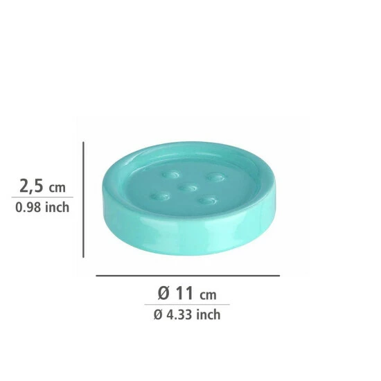 Wenko Seifenablage Polaris Pastel Blue Keramik 6 Wenko Seifenablage Polaris Pastel Blue Keramik – Bild 4