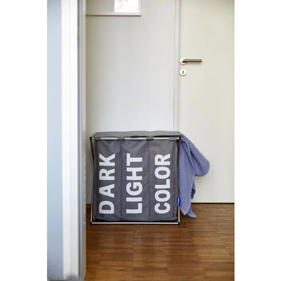 Wenko Wäschesammler Trio Top Grau 8 Wenko Wäschesammler Trio Top Grau – Bild 6