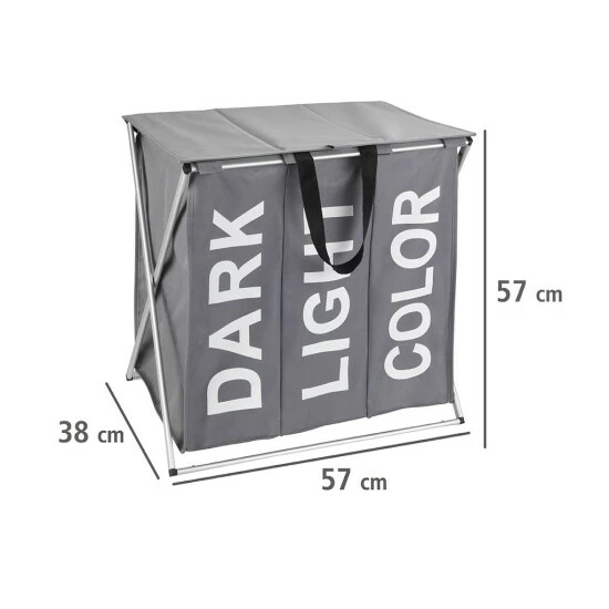 Wenko Wäschesammler Trio Top Grau 13 Wenko Wäschesammler Trio Top Grau – Bild 11