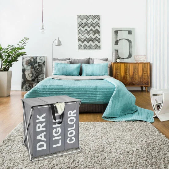 Wenko Wäschesammler Trio Top Grau 14 Wenko Wäschesammler Trio Top Grau – Bild 12