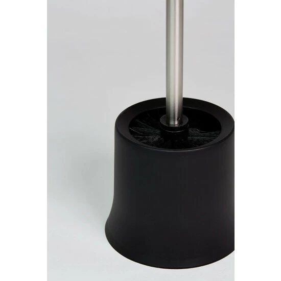 Wenko WC-Garnitur Basic Schwarz 2er Set 5 Wenko WC-Garnitur Basic Schwarz 2er Set – Bild 3