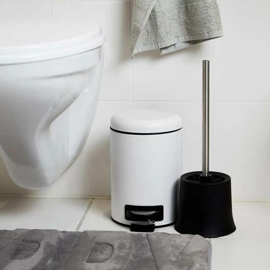 Wenko WC-Garnitur Basic Schwarz 2er Set 12 Wenko WC-Garnitur Basic Schwarz 2er Set – Bild 10