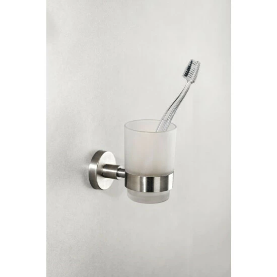 Wenko Zahnputzbecher Uno Bosio Edelstahl Matt 6 Wenko Zahnputzbecher Uno Bosio Edelstahl Matt – Bild 4