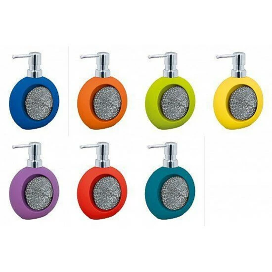 Spülmittelspender Carnival In 7 Verschiedenen Farben Von WENKO, Farbe:türkis 3 Spülmittelspender Carnival In 7 Verschiedenen Farben Von WENKO, Farbe:türkis