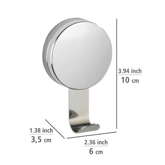 Wenko Static-Loc® Plus Wandhaken Osimo 2er Set 4 Wenko Static-Loc® Plus Wandhaken Osimo 2er Set – Bild 2