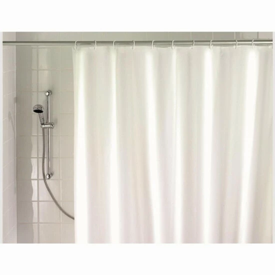 Wenko Duschvorhang Uni Weiß 180 X 200 Cm 7 Wenko Duschvorhang Uni Weiß 180 X 200 Cm – Bild 5