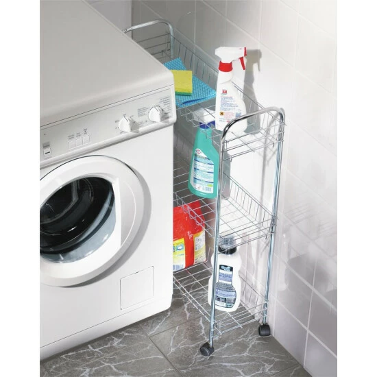 Wenko Rollregal Slim Chrom 5 Wenko Rollregal Slim Chrom – Bild 3