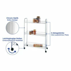 Wenko Rollregal Slim Chrom 18 Wenko Rollregal Slim Chrom -Günstiges Wenko Geschäft unnamed file 21567