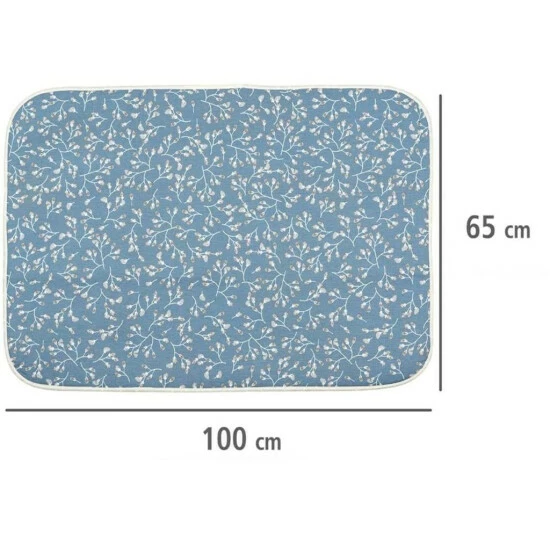 Wenko Bügeldecke Air Comfort Pro, Bügelunterlage Mit 6-lagiger Komfortpolsterung Und Aluminiumschicht Plus Luftpolster Für Schnelles Und Faltenfreies Bügeln, Dampfbügelgeeignet, 100 X 65 Cm 14 Wenko Bügeldecke Air Comfort Pro, Bügelunterlage Mit 6-lagiger Komfortpolsterung Und Aluminiumschicht Plus Luftpolster Für Schnelles Und Faltenfreies Bügeln, Dampfbügelgeeignet, 100 X 65 Cm – Bild 12