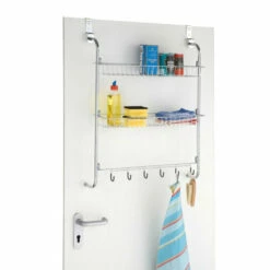 Wenko Türregal Mit 2 Ablagen Und 6 Haken -Günstiges Wenko Geschäft unnamed file 21639