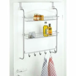 Wenko Türregal Mit 2 Ablagen Und 6 Haken -Günstiges Wenko Geschäft unnamed file 21644