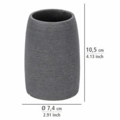 Wenko Zahnputzbecher Goa Grau -Günstiges Wenko Geschäft unnamed file 21690