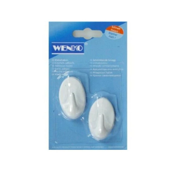 Wenko Maxi-Haken Weiß 2er Set 4 Wenko Maxi-Haken Weiß 2er Set – Bild 2